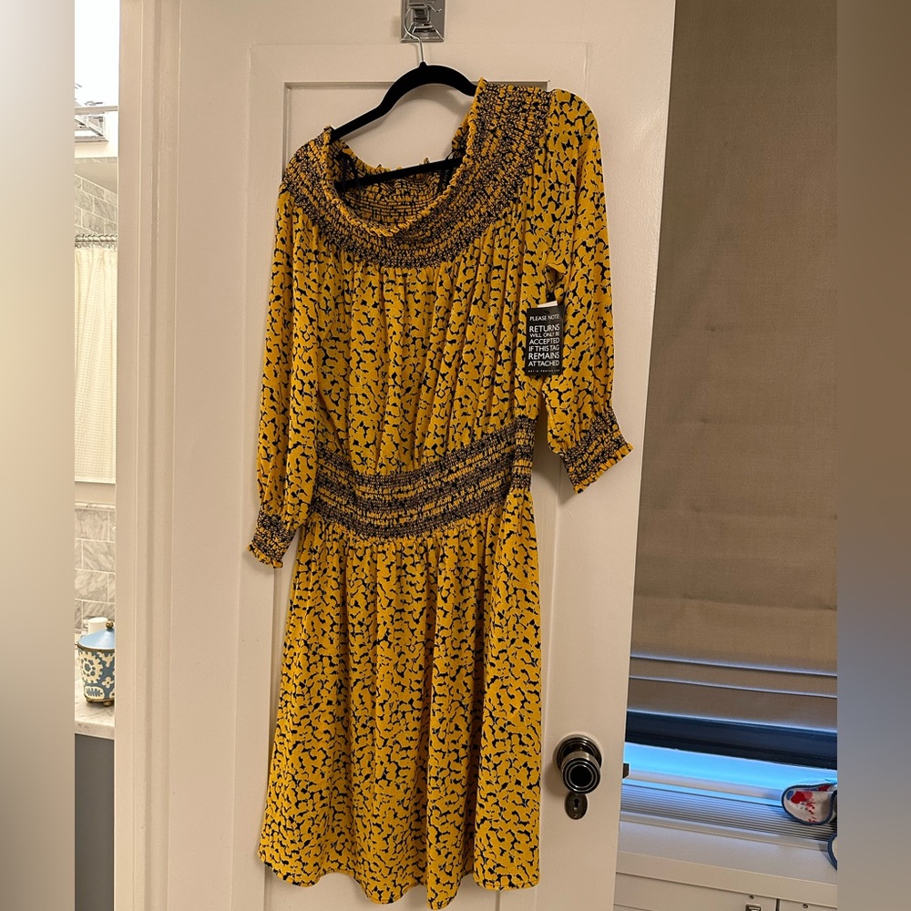 MICHAEL BY MICHAEL KORS OFF THE SHOULDER DRESS - NWT